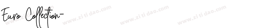 Euro Collection字体转换